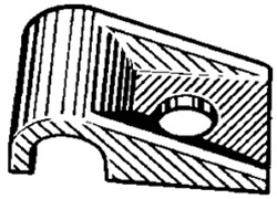 Nylon Cable Clamp 5/16 Cable Size