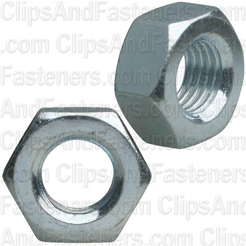 8mm-1.0 Din 934 Hex Nut - Zinc