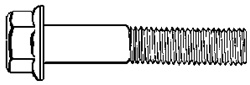 1/2-20 X 2 Sae Flange Bolt