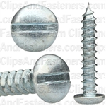 #6 X 3/4" Zinc Slotted Pan Head Tapping Screws