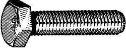 M10-1.25 X 60mm Cap Screw Plain Din 960