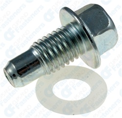 M12-1.75 Oil Drain Plug With Gasket