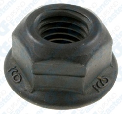 Hex Flange Locknut M8-1.25 17mm Flange