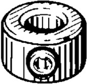 Shaft Collar 1/4 Bore 1/2 Od 5/16 Width