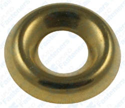 #10 Brass Countersunk Washer - Plain