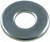 5/32" SAE Flat Washer Zinc Finish 7/16" O.D.