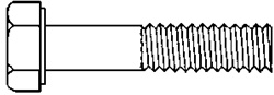 Alternator Bolt Gr.8 Cap Screw 7/16 X 5-1/2 Zinc