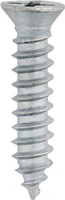 #8 X 3/4" Phillips Flat #6 Head Tapping Screw Zinc