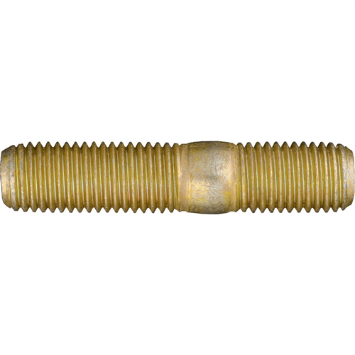 M10-1.25 X 48mm Stud Zinc & Yellow