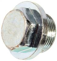 Oil Drain Plug W/Gasket M25-1.5 Thread Zinc