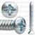 Phillips Oval Tap Screw #8 X 1-1/4 Zinc #6 Head