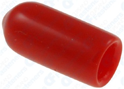 Vinyl Vacuum Cap Red 3/16" Inner Diameter