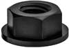 Black Nylon License Plate Nut 1/4-20