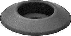Plastic Plug Button 2-1/2 Hole Size Black