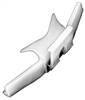 Honda Prelude Windshield Moulding Clip White