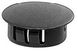 Black Nylon Locking Hole Plug 1/4