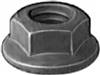 Hex Flange Nut M5-.8 Black Oxide