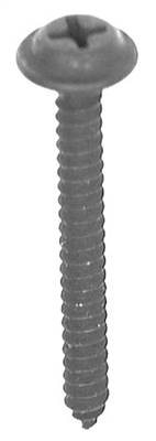 #8 X 2 Phillips Flat Top Washer Head Screws Black E-Coat