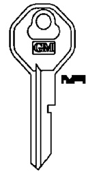 GM Key Blank Groove: #15 - B&S 32318