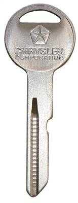 Chrysler Key Blank Groove: #53 - B&S 320433