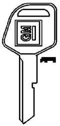 GM Key Blank Groove: #57-H /B-79 B&S 321951