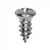 Phillips Oval #6 Head Tap Screw 8X 3/8 Chrome