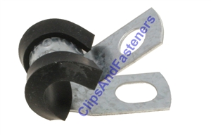 1/4" Steel Tubing Clamps With Neoprene Jacket