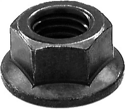 M12-1.75 Hex Flange Nut 25mm O.D. 18mm Hex