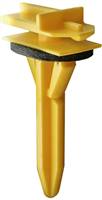 GM Moulding Clip - Yellow Nylon