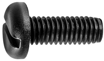 M6-1.0 x 16mm Slotted Pan Head Nylon License Plate Screw