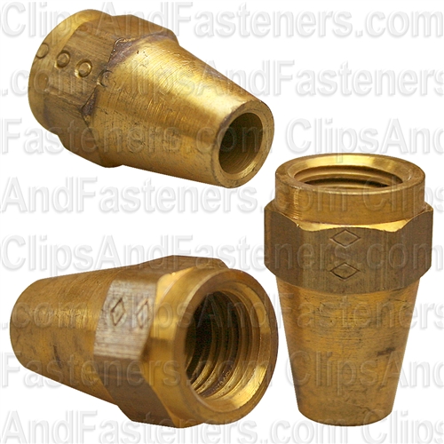 Brass Flare Nut Long 1/4 Tube Size