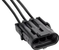 Weather Pack In-Line 3-Way Shroud Harness Connector