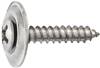 Phillips Oval Head T.S. Countersunk Washer #10 X 1-1/4 - Chrome Finish