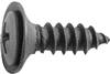 #10 X 5/8" Phillips Oval Head Sems Flush Washer Tapping Screw - Black Oxide