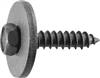 M4.2-1.41 x 20mm Hex Head SEMS Tapping Screw - Black Phosphate