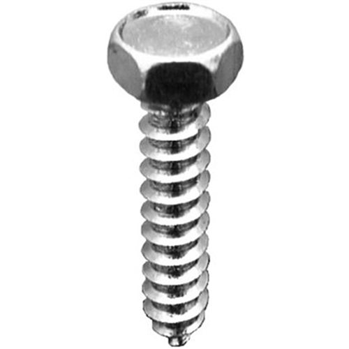 #8 X 3/4" Indented Hex Head Tapping Screws Zinc