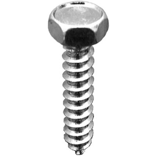 #10 X 3/4" Indented Hex Head Tapping Screws Zinc