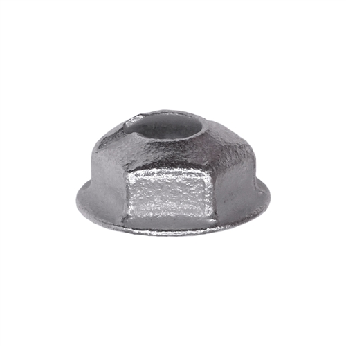 #10-32 Washer Lock Nut 1/2" O.D. 3/8" Hex Zinc