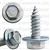 #14 X 3/4" Indented Hex Head Tapping Screws Zinc