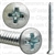 8 X 2 Phillips Oval Head Tap Screw Zinc