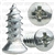 10 X 1/2 #6 Hd Phillips Oval Head Tap Screw Zinc