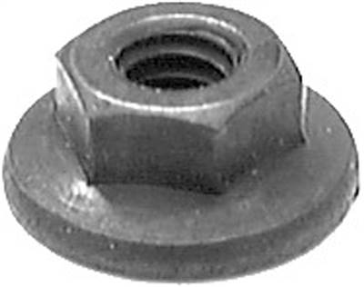 1/4"-20 USS Spin Lock Nuts With Serrations 11/16" Flange