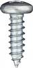 10 X 5/8 Phillips Pan Head Tap Screw Zinc