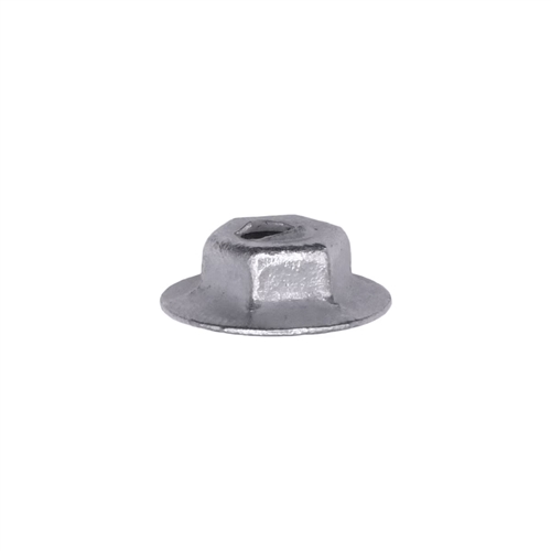 Thread Cutting Nut 1/8 Stud Size 5/16 Hex