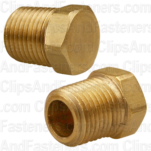 Brass Hex Head Plug 1/8 Pipe Thread