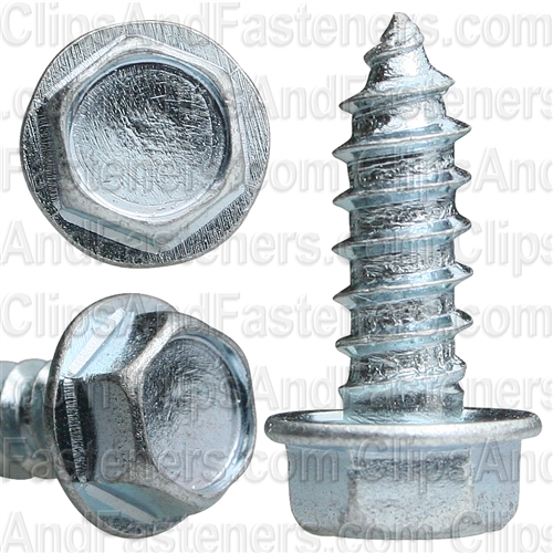 12 X 5/8 Ind. Hex Washer Head Tap Screw Zinc