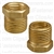 Brass Bushing 3/8" Ext. Thread 1/4" Int. Thread