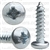 4 X 1/2 Phillips Pan Head Tap Screw Zinc