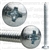 6 X 1 1/2 Phillips Pan Head Tap Screw Zinc