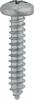 #10 X 1 Phillips Pan Head Tap Screw Zinc